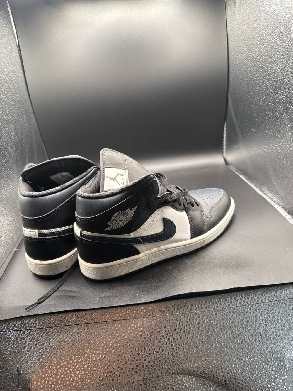 Jordan Mid-Top Sneakers in Black and Gray